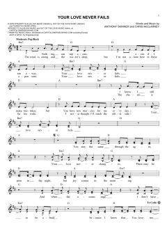 Your Love Never Fails von Anthony Skinner (Download) 