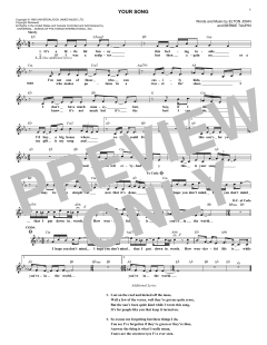 Your Song von Elton John (Download) 