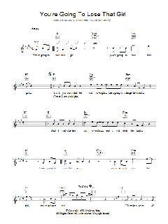 You're Going To Lose That Girl von The Beatles (Download) 