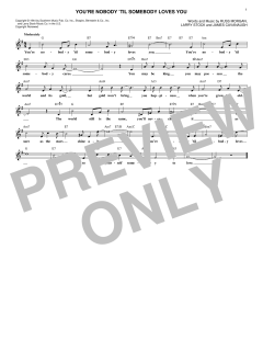 You're Nobody 'til Somebody Loves You von Dean Martin (Download) 