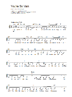 You're So Vain von Carly Simon (Download) 
