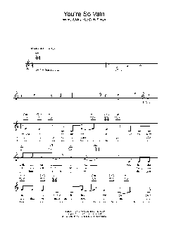 You're So Vain von Carly Simon (Download) 