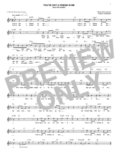 You've Got A Friend In Me von Randy Newman (Download) 