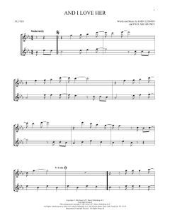 And I Love Her von The Beatles (Download) 