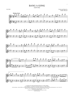 Bang A Gong von T. Rex (Download) 