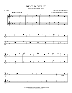 Be Our Guest von Alan Menken (Download) 