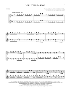 Million Reasons von Lady Gaga (Download) 