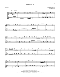 Perfect von Ed Sheeran (Download) 