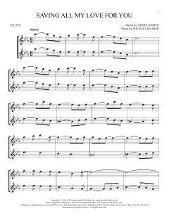 Saving All My Love For You von Whitney Houston (Download) 