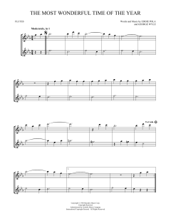 The Most Wonderful Time Of The Year von George Wyle (Download) 