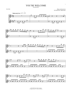 You're Welcome von Lin-Manuel Miranda (Download) 