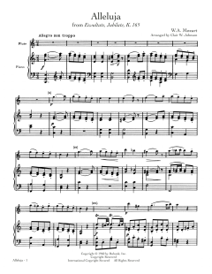 Alleluja von Wolfgang Amadeus Mozart (Download) 