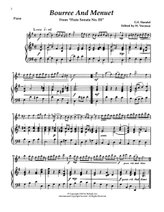 Bouree And Menuet (Download) 