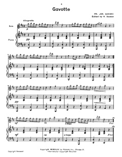 Gavotte von Francois Joseph Gossec (Download) 