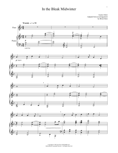 In The Bleak Midwinter von Gustav Holst (Download) 