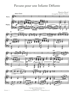 Pavane pour une Infante Defunte von Maurice Ravel (Download) 