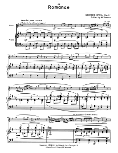 Romance von Georges Brun (Download) 