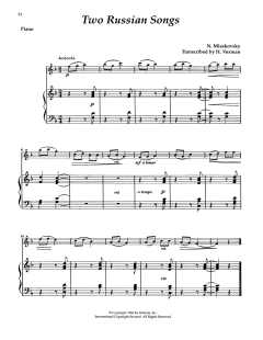 Two Russian Songs (Download) 