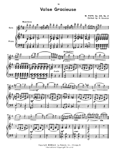 Valse Gracieuse, Op. 261 von Wilhelm Popp (Download) 