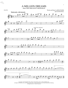 A Million Dreams von Benj Pasek (Download) 