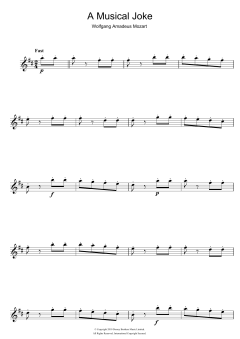 A Musical Joke von Wolfgang Amadeus Mozart (Download) 
