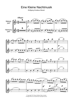 Allegro from Eine Kleine Nachtmusik K525 von Wolfgang Amadeus Mozart (Download) 