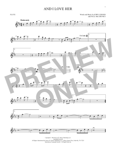 And I Love Her von The Beatles (Download) 