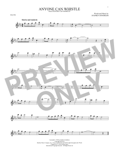 Anyone Can Whistle von Stephen Sondheim (Download) 