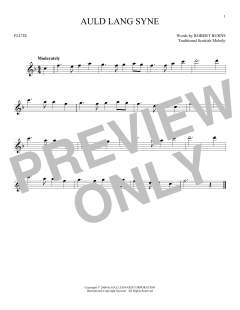 Auld Lang Syne von Robert Burns (Download) 