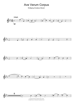 Ave Verum Corpus, K618 von Wolfgang Amadeus Mozart (Download) 