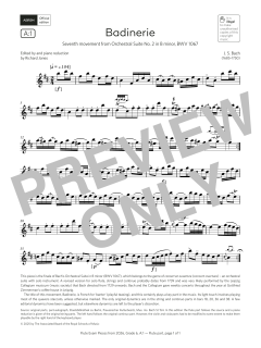 Badinerie von Johann Sebastian Bach (Download) 