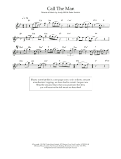 Call The Man von Celine Dion (Download) 