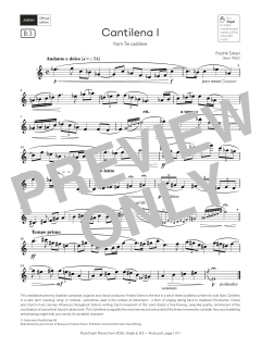 Cantilena I von Fredrik Sixten (Download) 