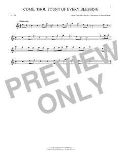 Come, Thou Fount Of Every Blessing von John Wyeth (Download) 