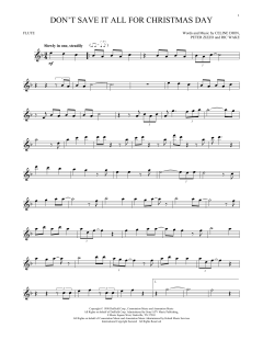 Don't Save It All For Christmas Day von Avalon (Download) 