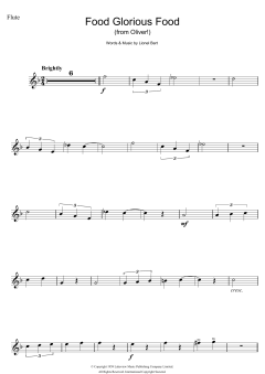 Food, Glorious Food von Lionel Bart (Download) 