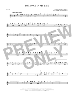 For Once In My Life von Stevie Wonder (Download) 