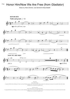 Honor Him/Now We Are Free von Hans Zimmer (Download) 