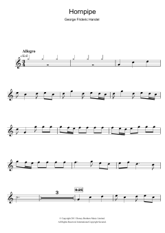 Hornpipe von Georg Friedrich Händel (Download) 
