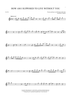 How Am I Supposed To Live Without You von Michael Bolton (Download) 