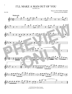 I'll Make A Man Out Of You von David Zippel (Download) 