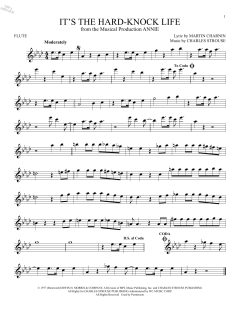 It's The Hard-Knock Life von Martin Charnin (Download) 