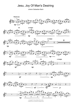 Jesu, Joy Of Man's Desiring von Johann Sebastian Bach (Download) 