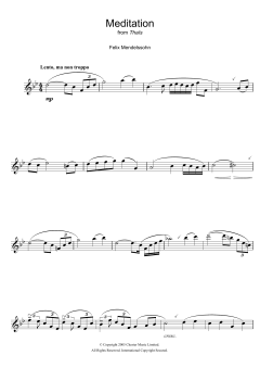 Meditation From Thais von Felix Mendelssohn (Download) 