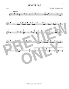 Minuet In G (Download) 