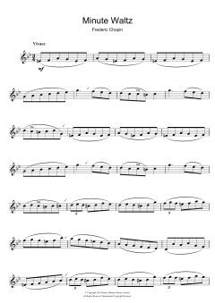 Minute Waltz in D flat major Op. 64 No. 1 von Frédéric Chopin (Download) 