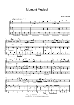 Moment Musical von Franz Schubert (Download) 
