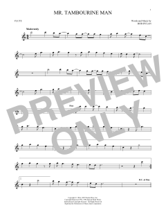 Mr. Tambourine Man von Bob Dylan (Download) 