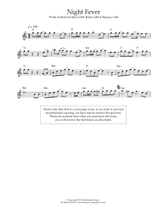 Night Fever von Bee Gees (Download) 