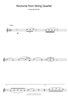Nocturne From String Quartet No.2 von Alexander Borodin (Download) 